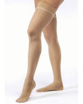30-40 mmHg Small Suntan Thigh High Silicone Dot Band F9330