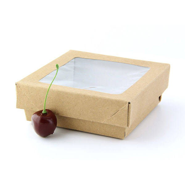 12 oz. Small Kray Box with Window Base & Lid Pack of 250 M85157