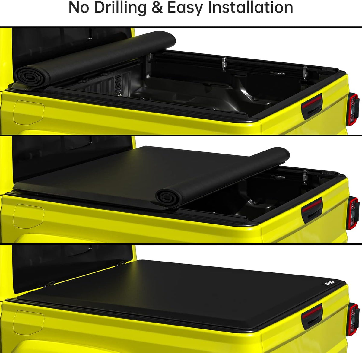 Soft Roll Up Truck Bed Tonneau Cover for 5' Bed (60") V940