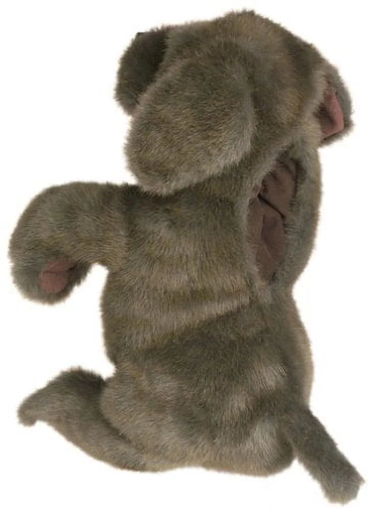 Dog Sitting Plush Hand Puppet A940