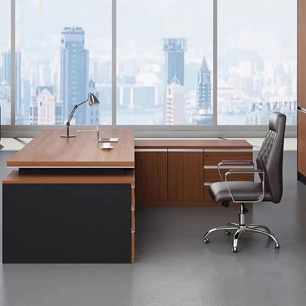 Corner Computer Desk with Storage C7284