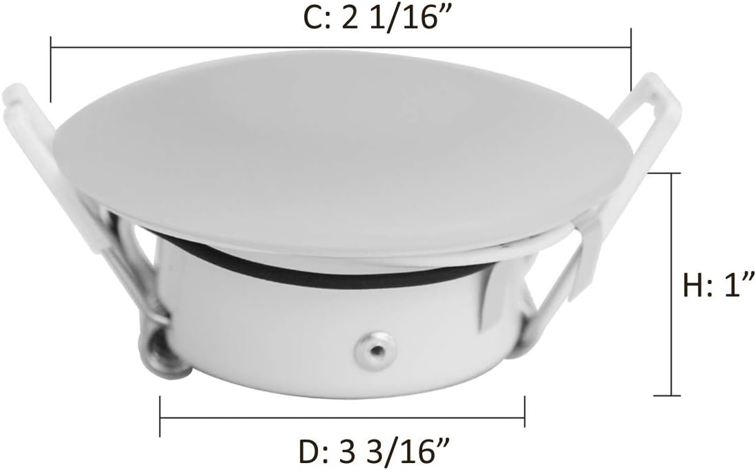 3 Inch LED RV Puck Light 4000K Cool White (6 Packs) R6431