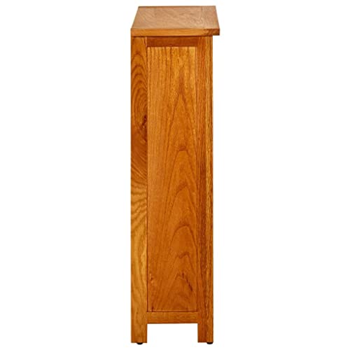 3-Tier Solid Oak Wood Bookcase X869