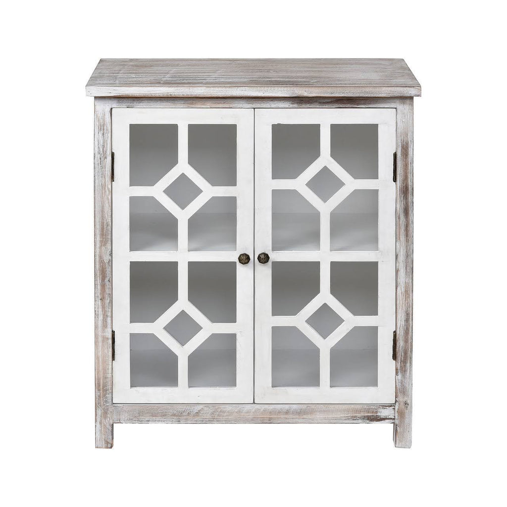 Antique White/White Cabinet J79595