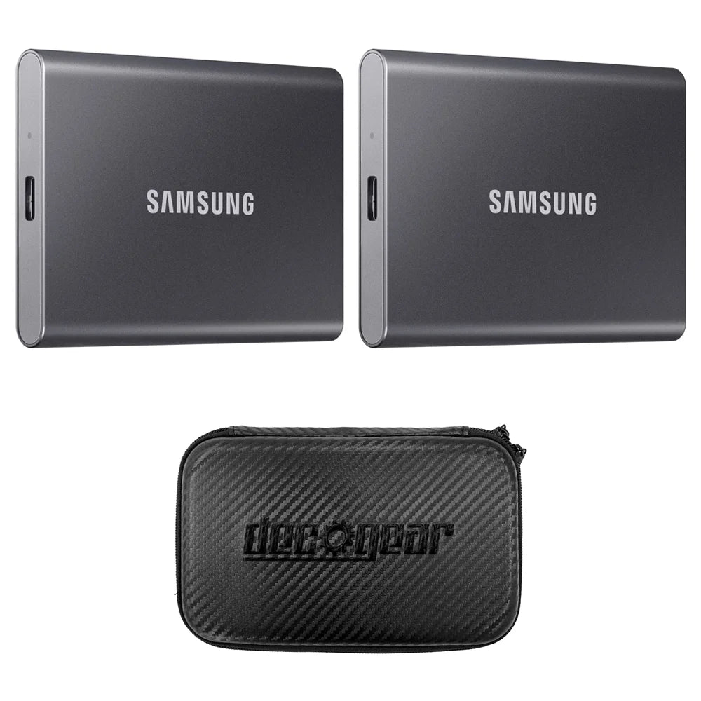 Portable SSD 1TB Gray 2-Pack with Hard EVA Case N622429