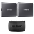 Portable SSD 1TB Gray 2-Pack with Hard EVA Case N622429