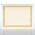 Certificate Paper Natural Parchment Gold 100 per Pack H953