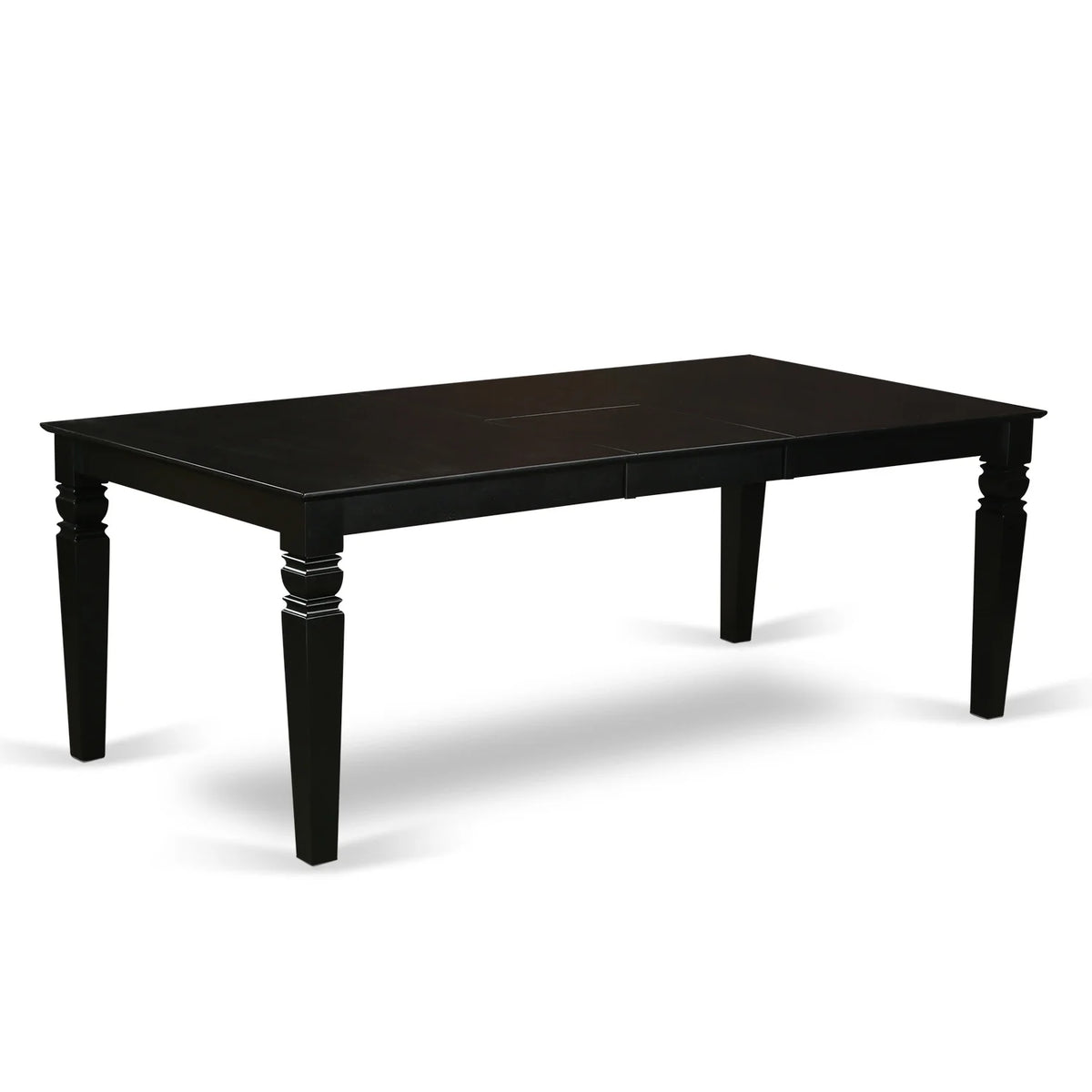 Black Leather Seat 7-piece Wood Dining Set P956314