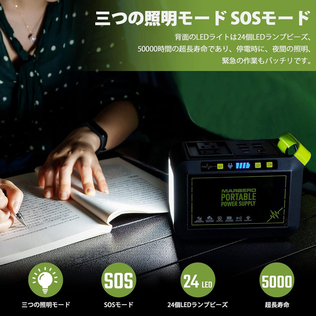 88Wh Portable Power Station with 110V AC Outlet D211731