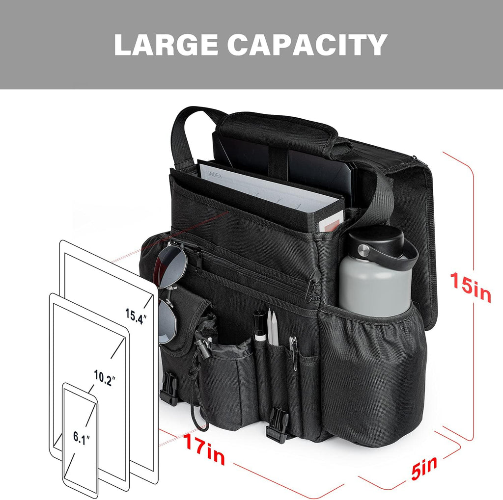 Black Car Front Seat Organizer G5280