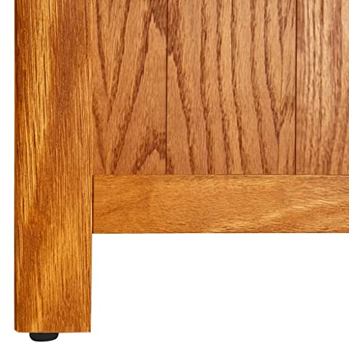 3-Tier Solid Oak Wood Bookcase X869