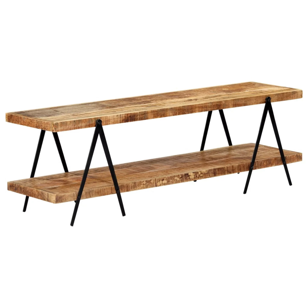 63" Solid Mango Wood TV Cabinet A367