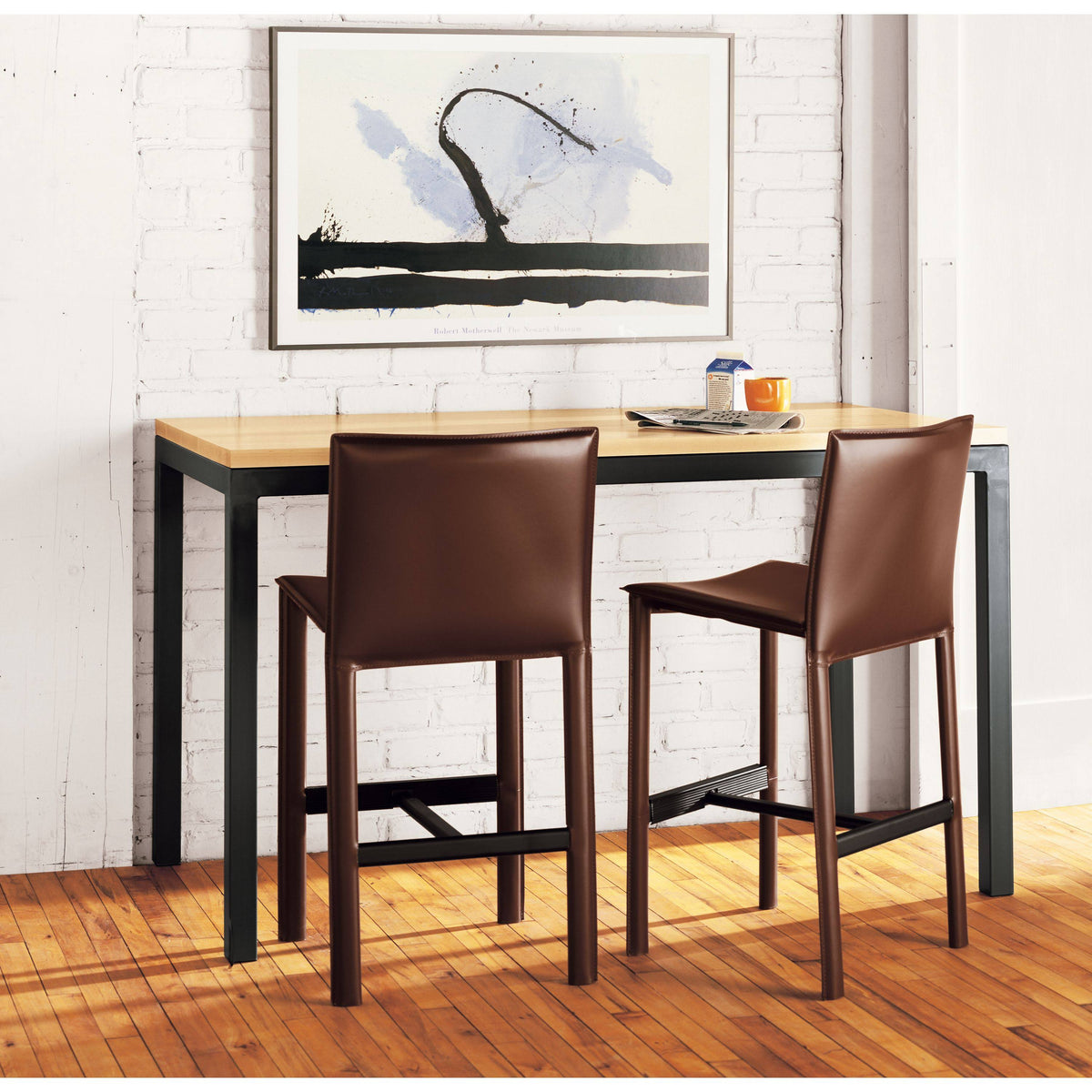 Modern Parsons Counter Table in Grey T96828