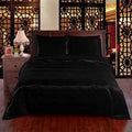 Linen 6 Pcs Satin Sheets Duvet Cover Bed Set X76211