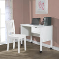 White Kids Desk and Chair A690