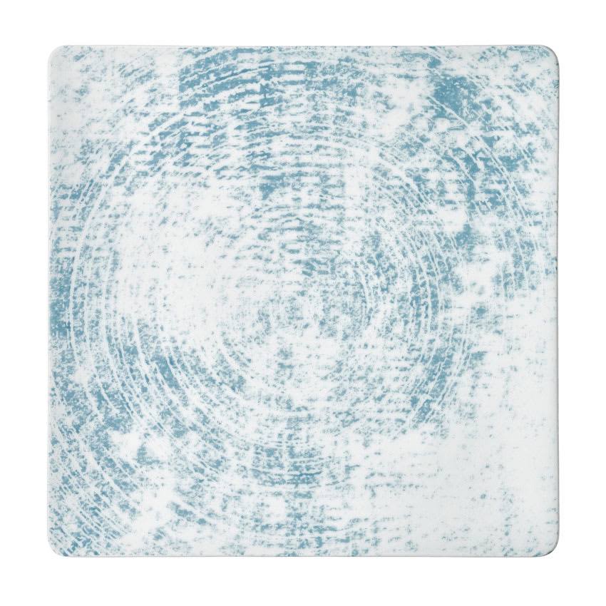 Blue Square Porcelain Coupe Plate - 6/Case W296