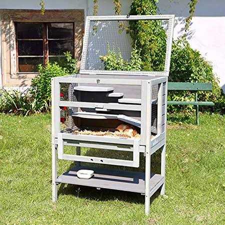 Hamster Cage with Metal Frame Pull Out Tray X7290