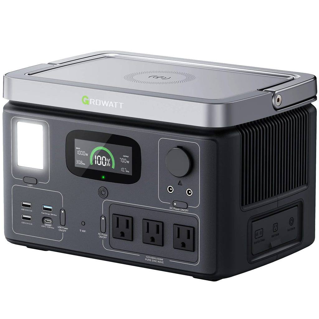 Portable Power Station 538Wh LiFePO4 600W AC Output Q551