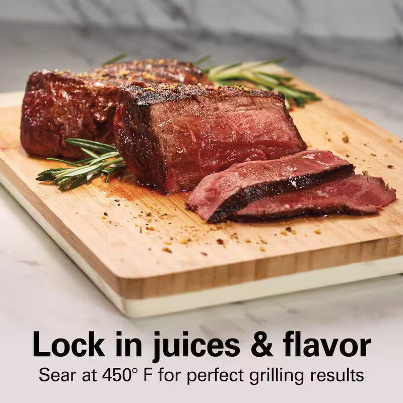 Stainless Steel Indoor Grill with Non-Stick Plates E767