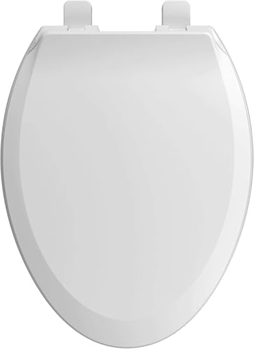 White Slow Elongated Closed Front Toilet Seat Z3568