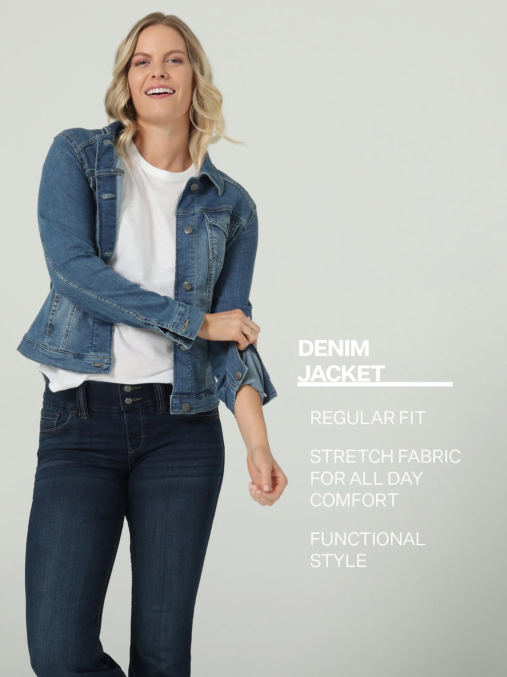 Stretch Denim Jacket J582274