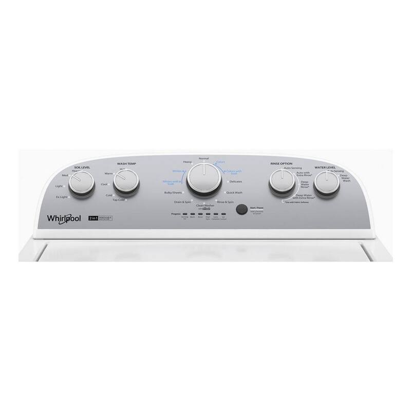 3.8 - 3.9 cu.ft. Top Load Washer in White with Removable Agitator E7685