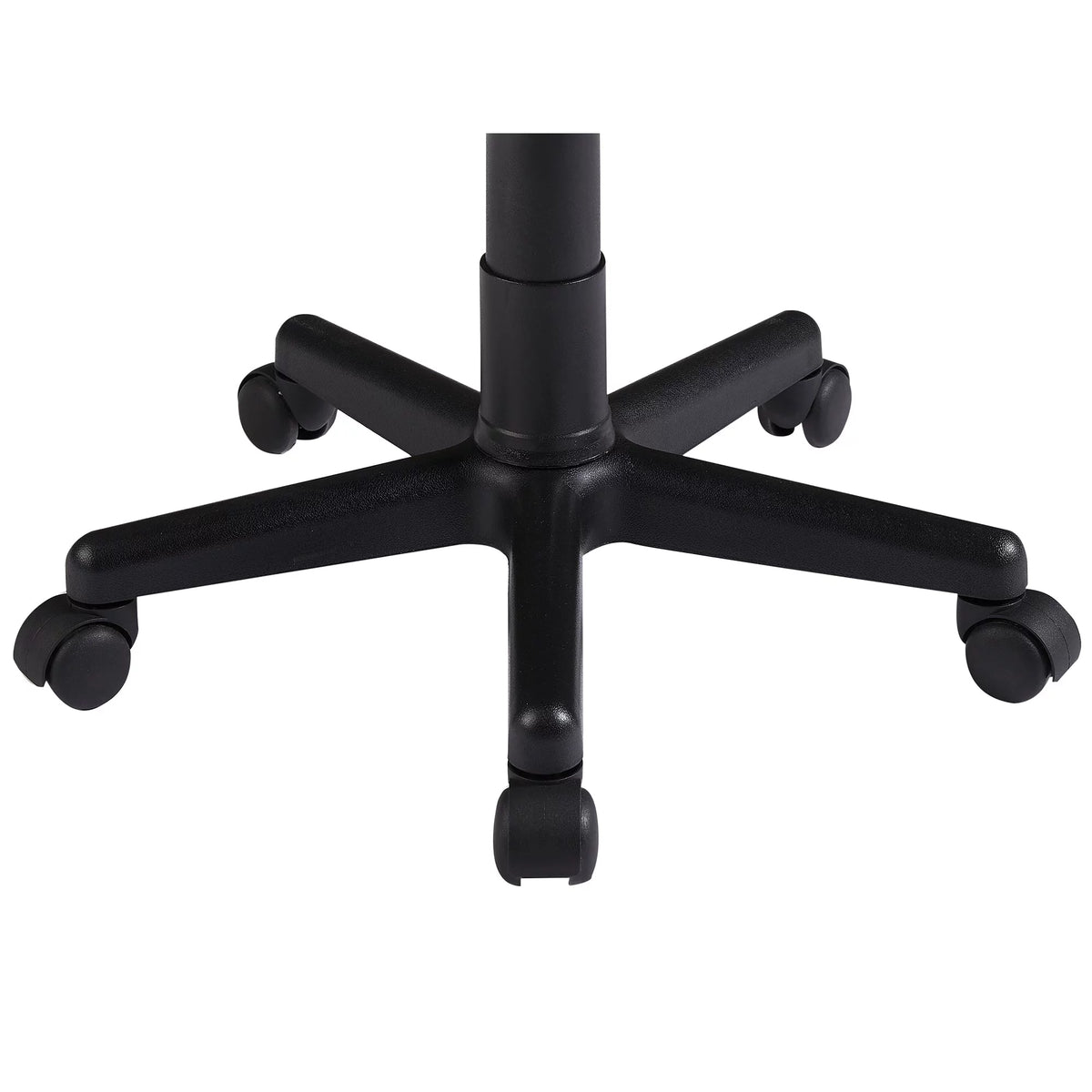 Black Adjustable PU Leather Office Chair with Wheels S347693