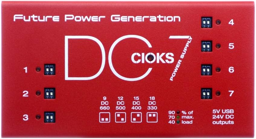 9V / 12V / 15V / 18V DC Universal Power Supply with 7 Isolated Outputs and 5V USB Outlet K884