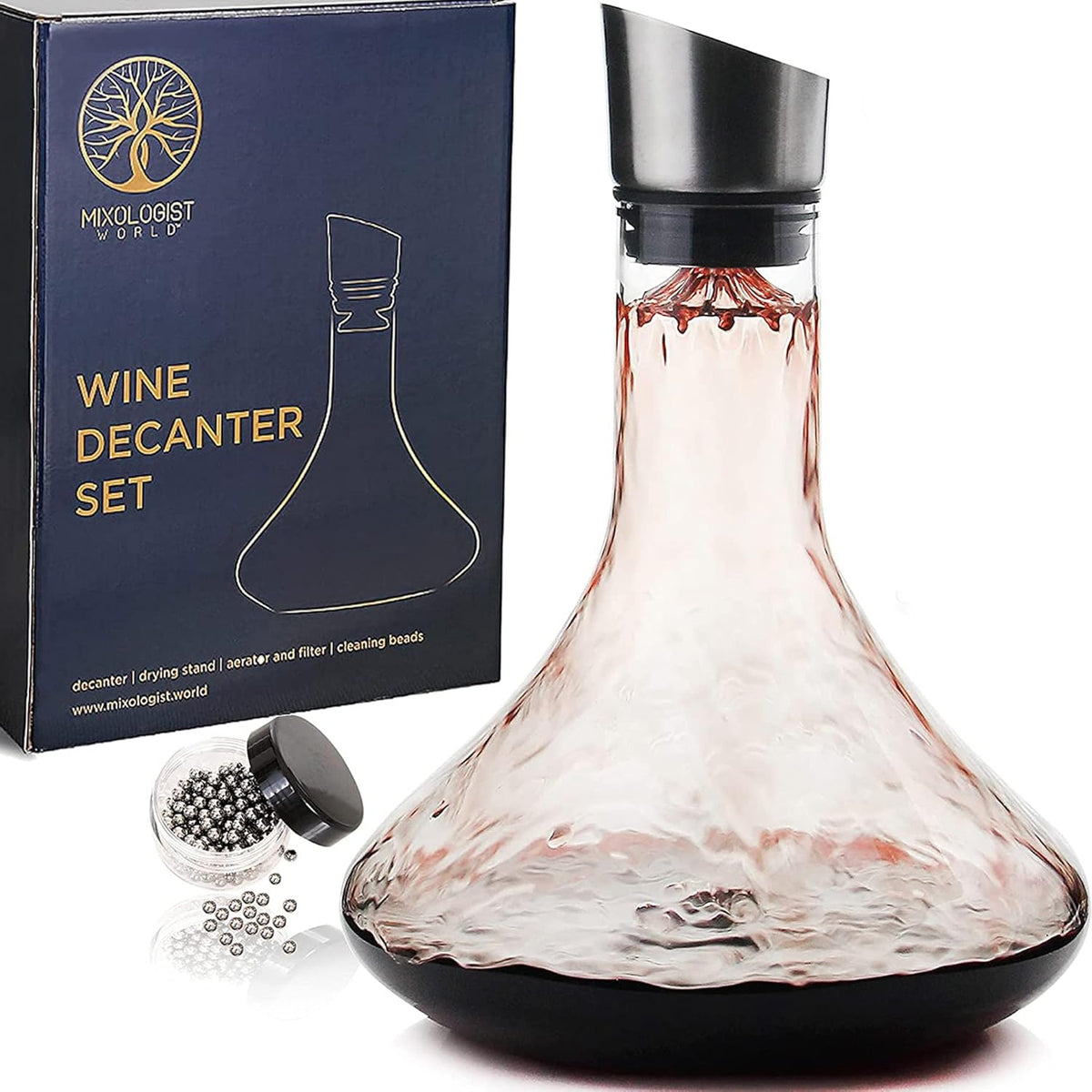 Wine Decanter With Aerator Set Z12537
