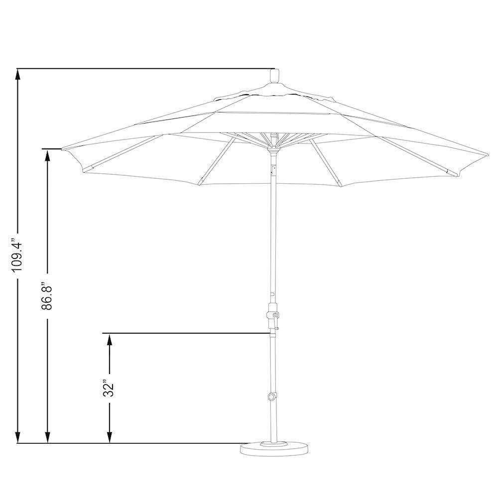 Aluminum Market Umbrella G863635