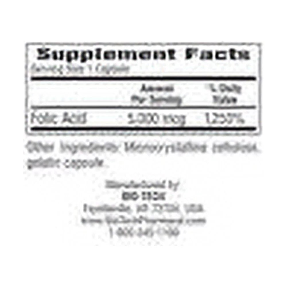 6 pack Folic Acid (5mg, 100 Count) G7326