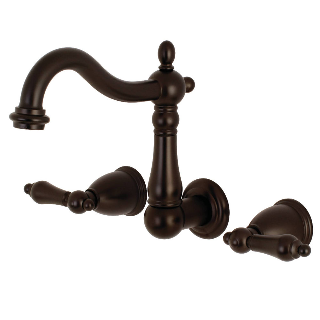 Oil Rubbed Bronze Wall Mount Bathroom Faucet R42103