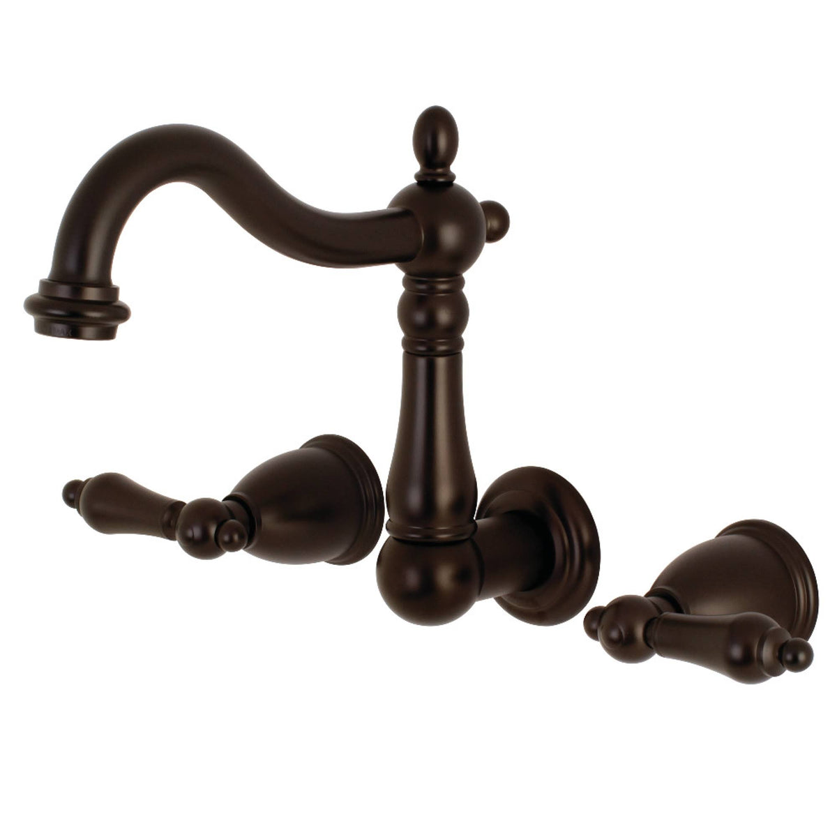 Oil Rubbed Bronze Wall Mount Bathroom Faucet R42103