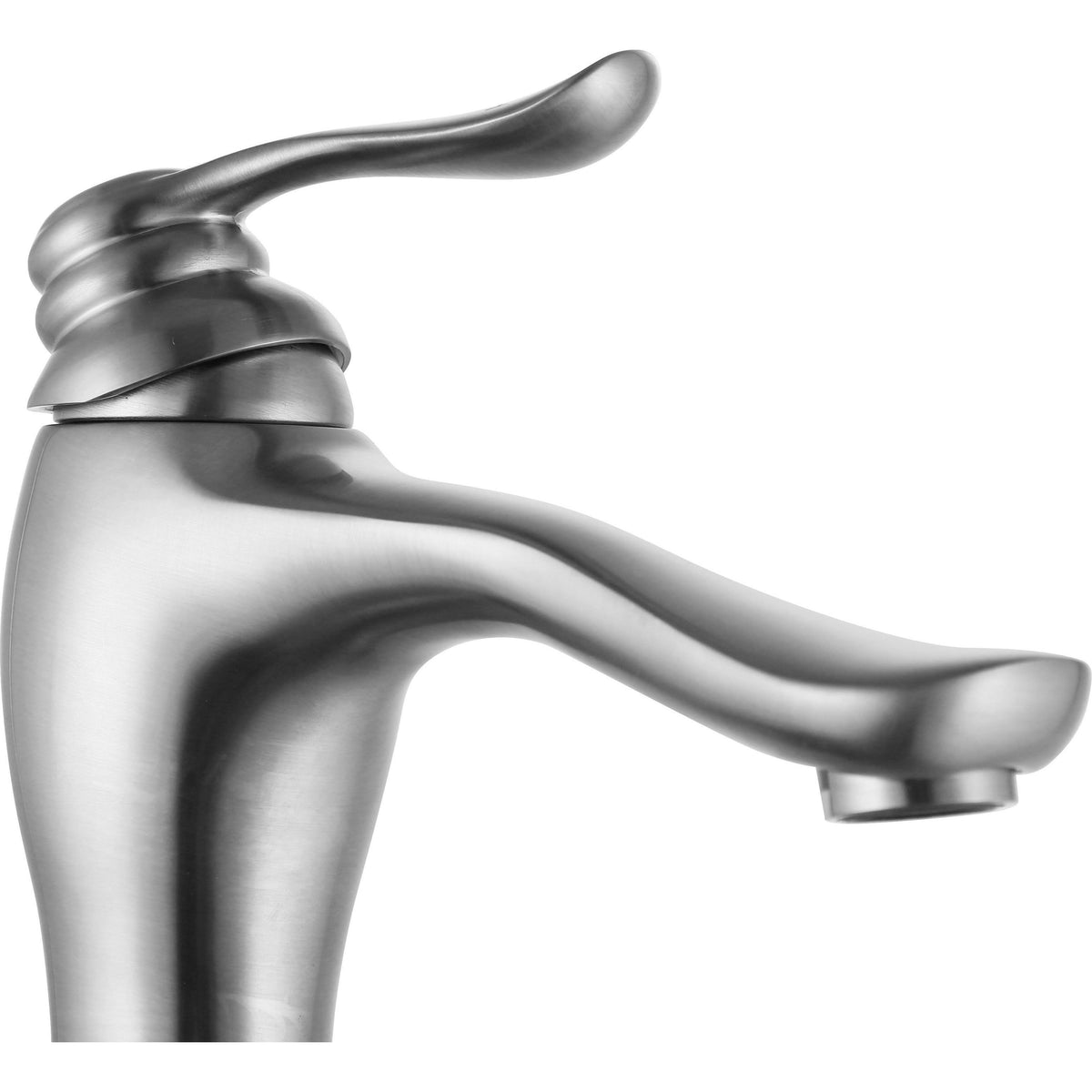 Brushed Nickel Single Hole Single Handle Bathroom Faucet Z713