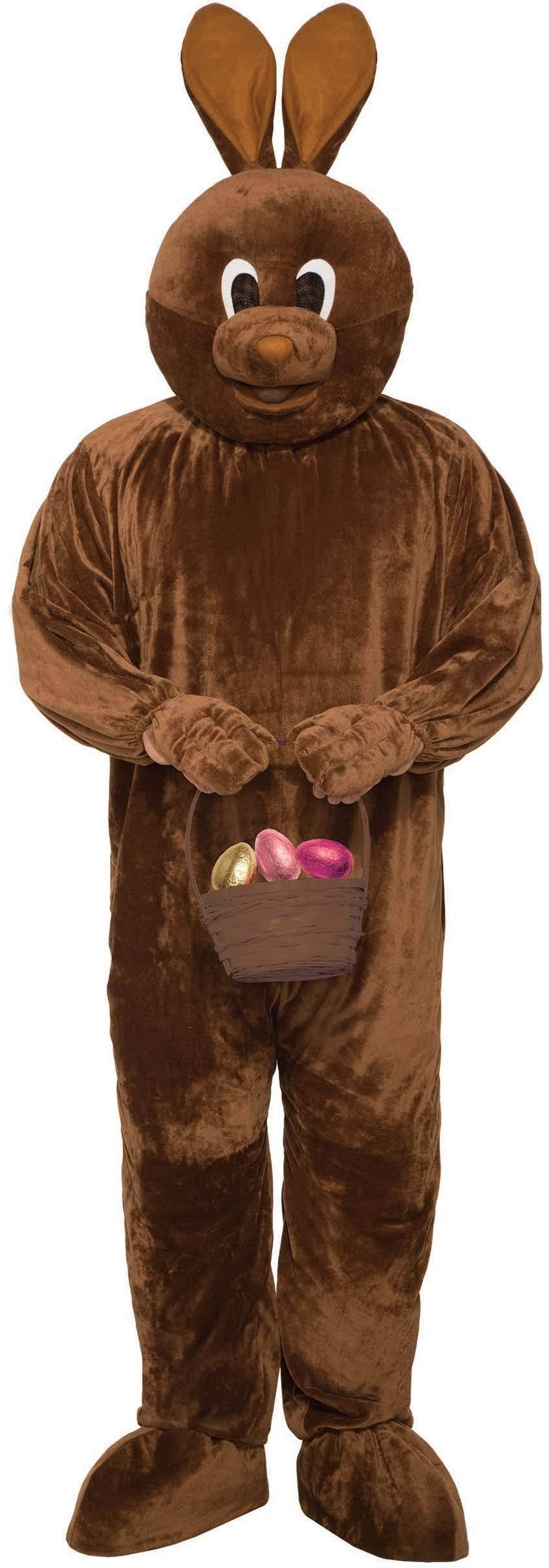 Chocolate Bunny Mascot Costume Adult H568234