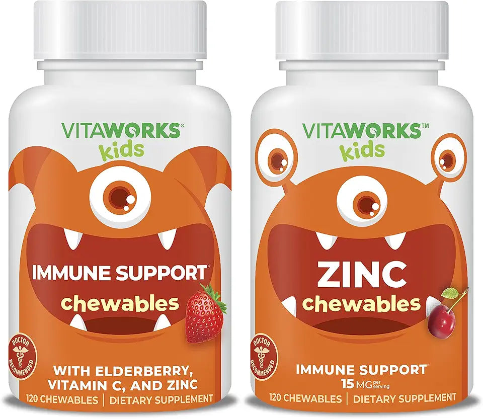 Kids Elderberry Zinc C Chewables Bundle S30572
