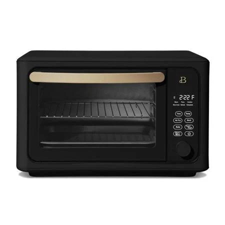 6 Slice Touchscreen Air Fryer Toaster Oven, Black I233