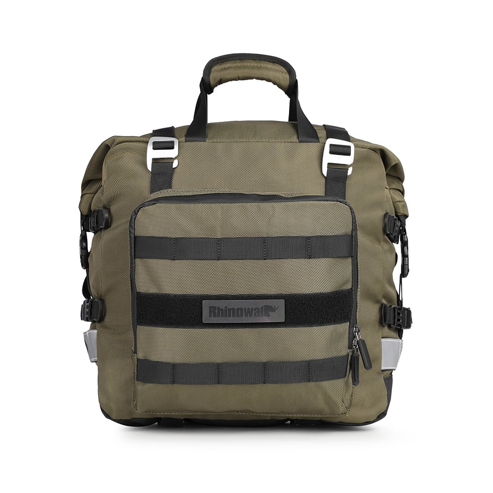 Polyester Motorcycle Side Saddle Bag 20L with Removable Waterproof Inner Bag P3692