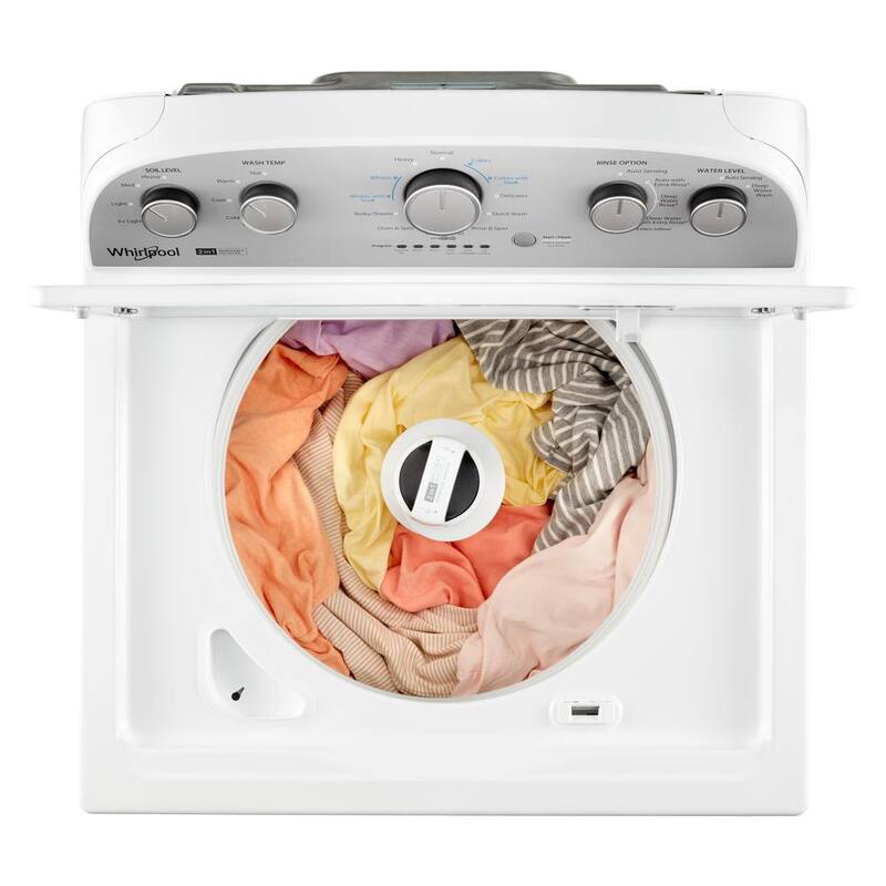 3.8 - 3.9 cu.ft. Top Load Washer in White with Removable Agitator E7685