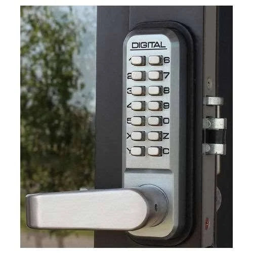 Mechanical Keyless Lever Handle Lock, Oil Rubbed Bronze O235