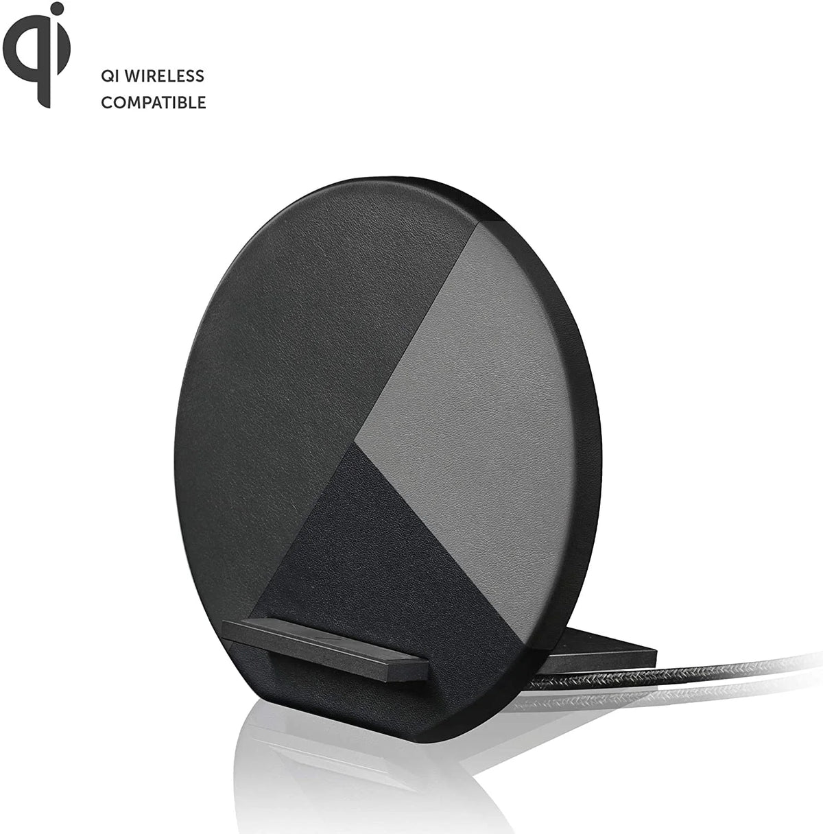 Wireless Charger Stand with Genuine Italian Leather C40111
