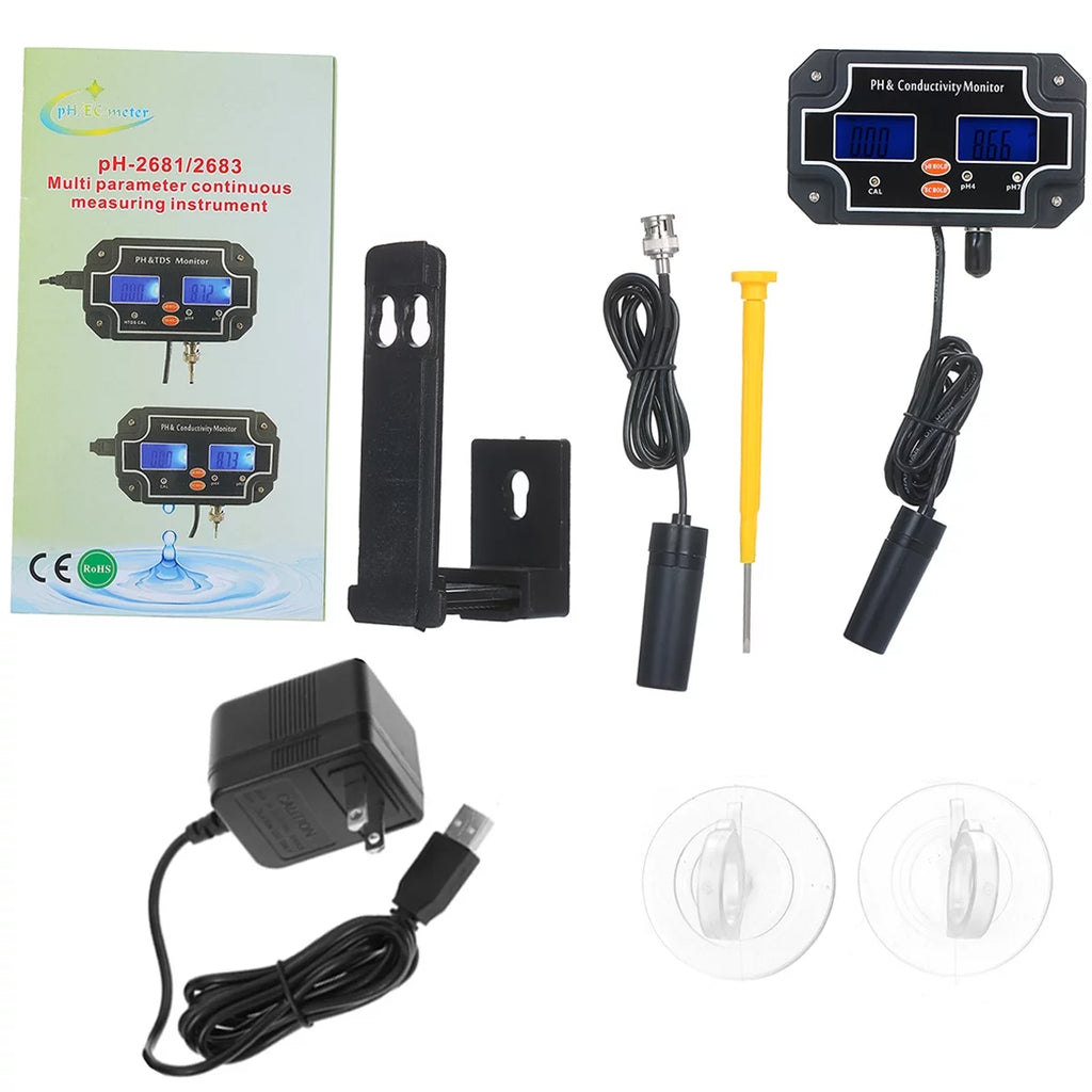 2 in 1 Waterproof Double Display Tester P463