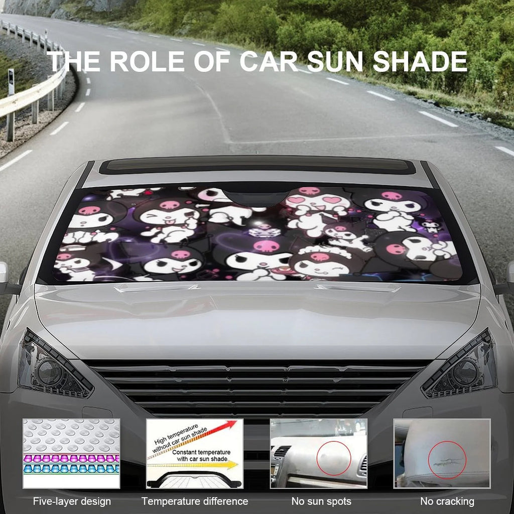 Foldable Reflective Car Windshield Sun Visor Cover P38109