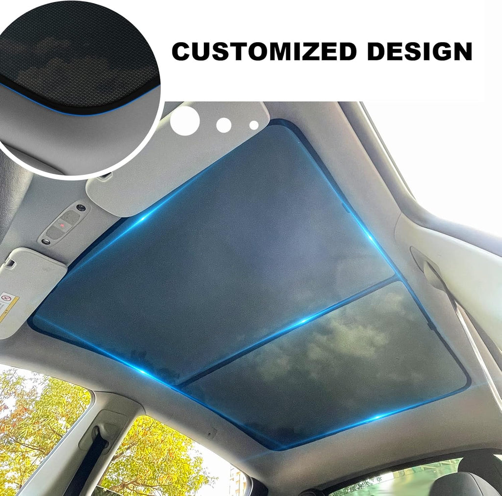 Tesla Model Y Sunshade Roof Sunroof Shade Pack of 2 V626662