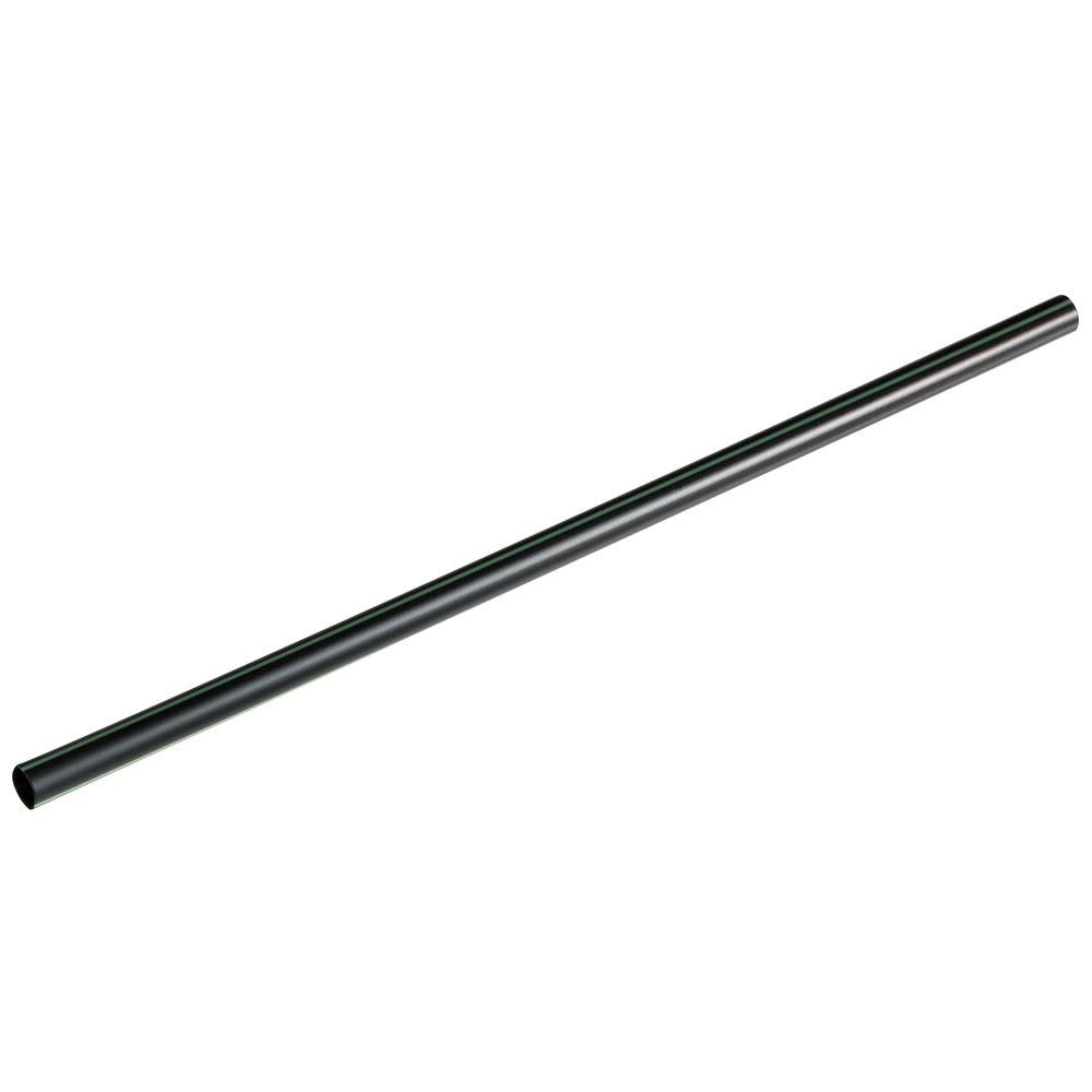 7.75x22 Black Giant Straw Unwrapped 7200 Ct Case M139162