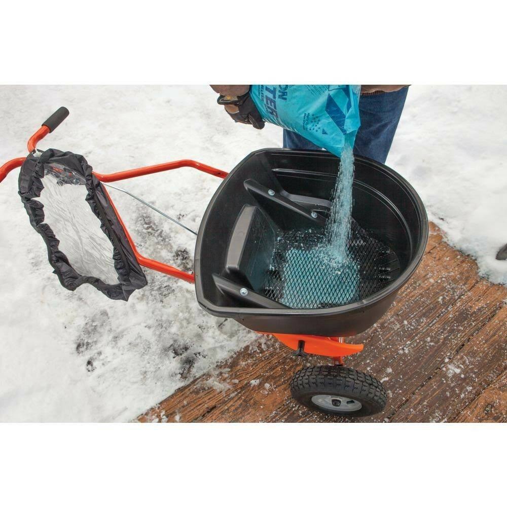 130 lb Push Broadcast Salt Spreader C9997