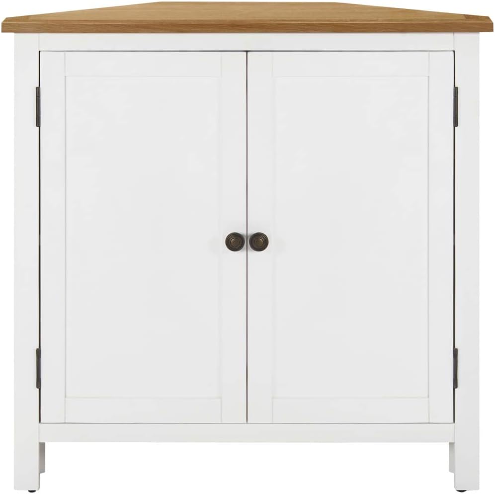 Corner Cabinet Solid Oak Wood Z8793