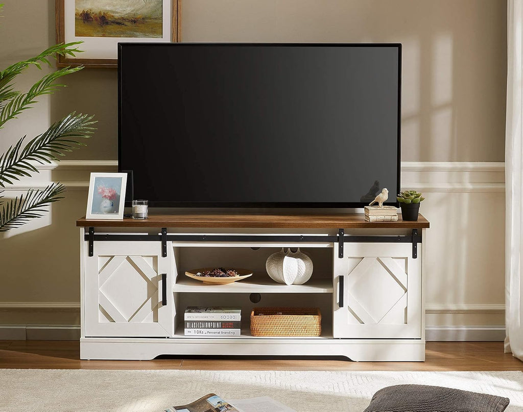 Rustic Brown Wash Wood TV Stand N702