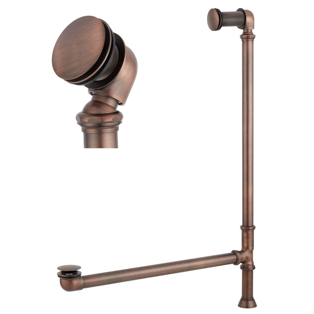 Brushed Nickel Pop-Up Tub Drain with Standard Overflow M153243