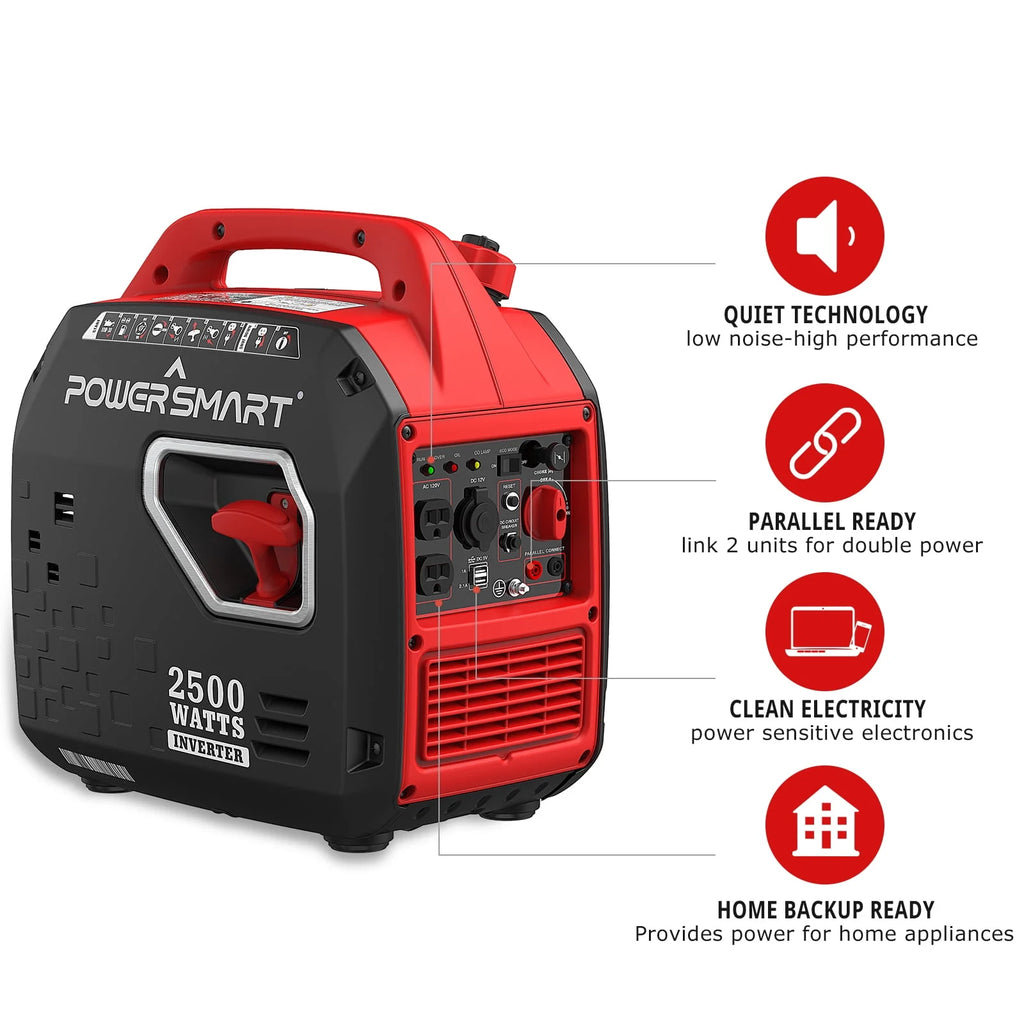2500W Portable Inverter Gas Generator A105798